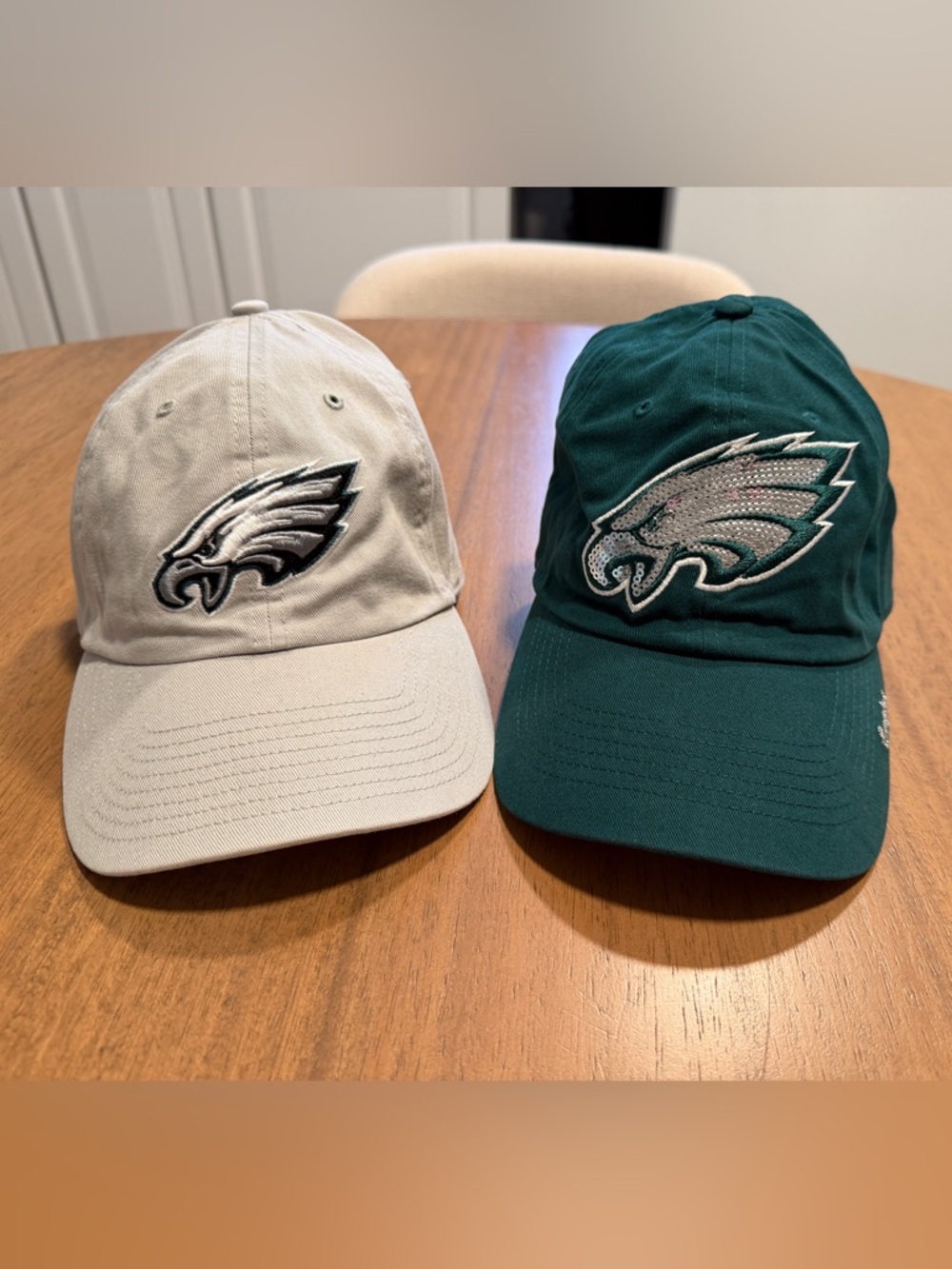 Philadelphia Eagles logo ‘47 clean up adjustable cap bundle